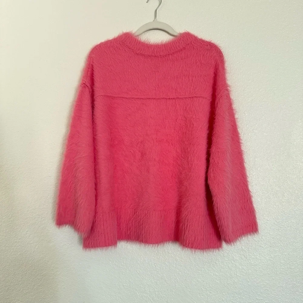 NWOT free people Harrison bunny crew sweater